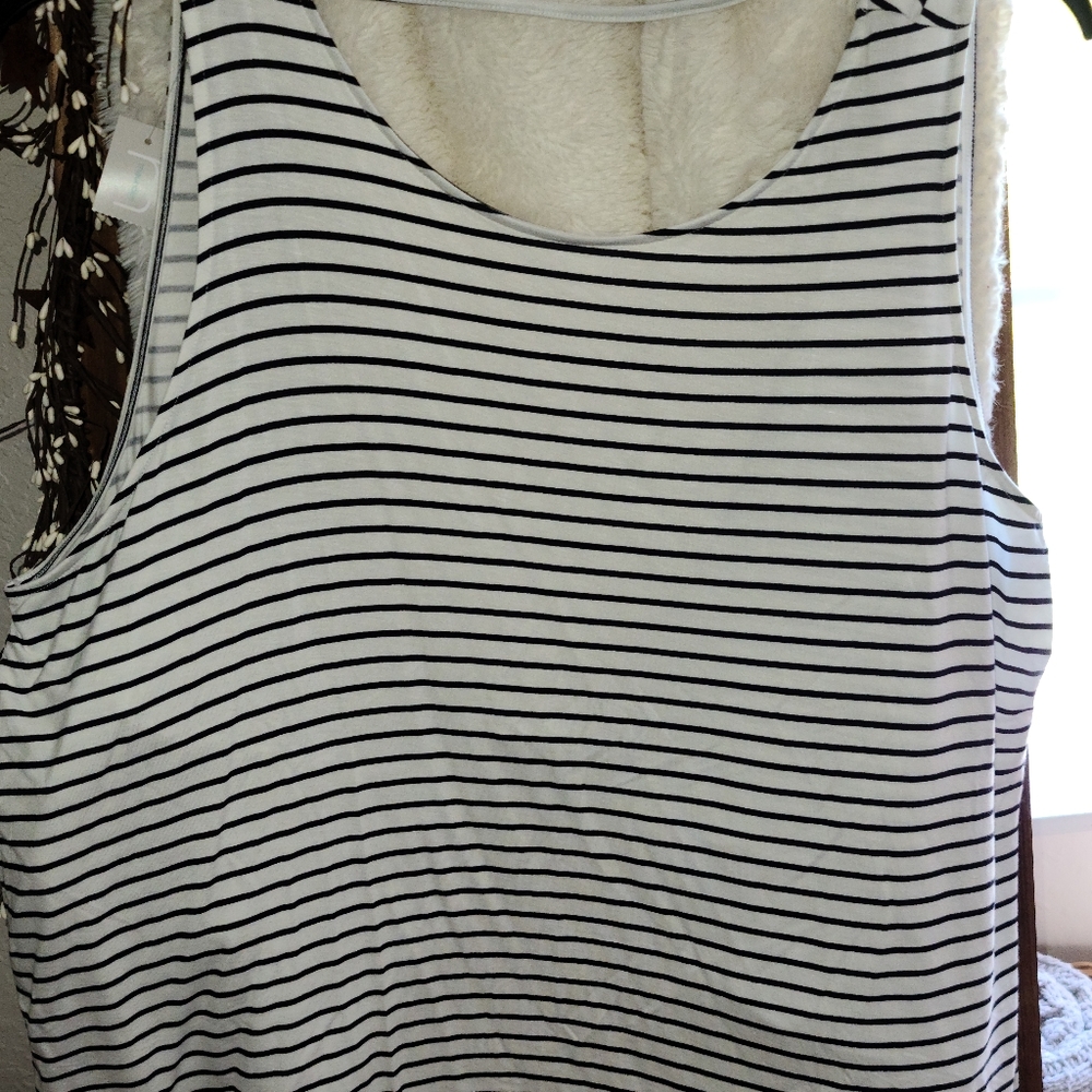Never worn striped top